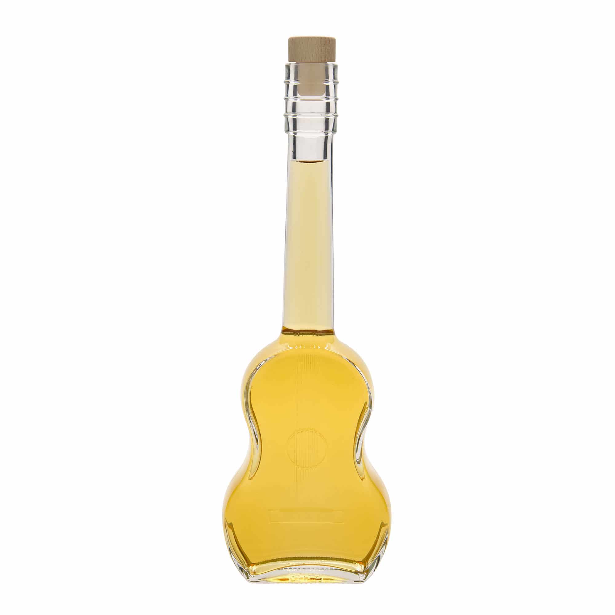 500 ml Garrafa de vidro 'Guitarra', boca: Cortiça