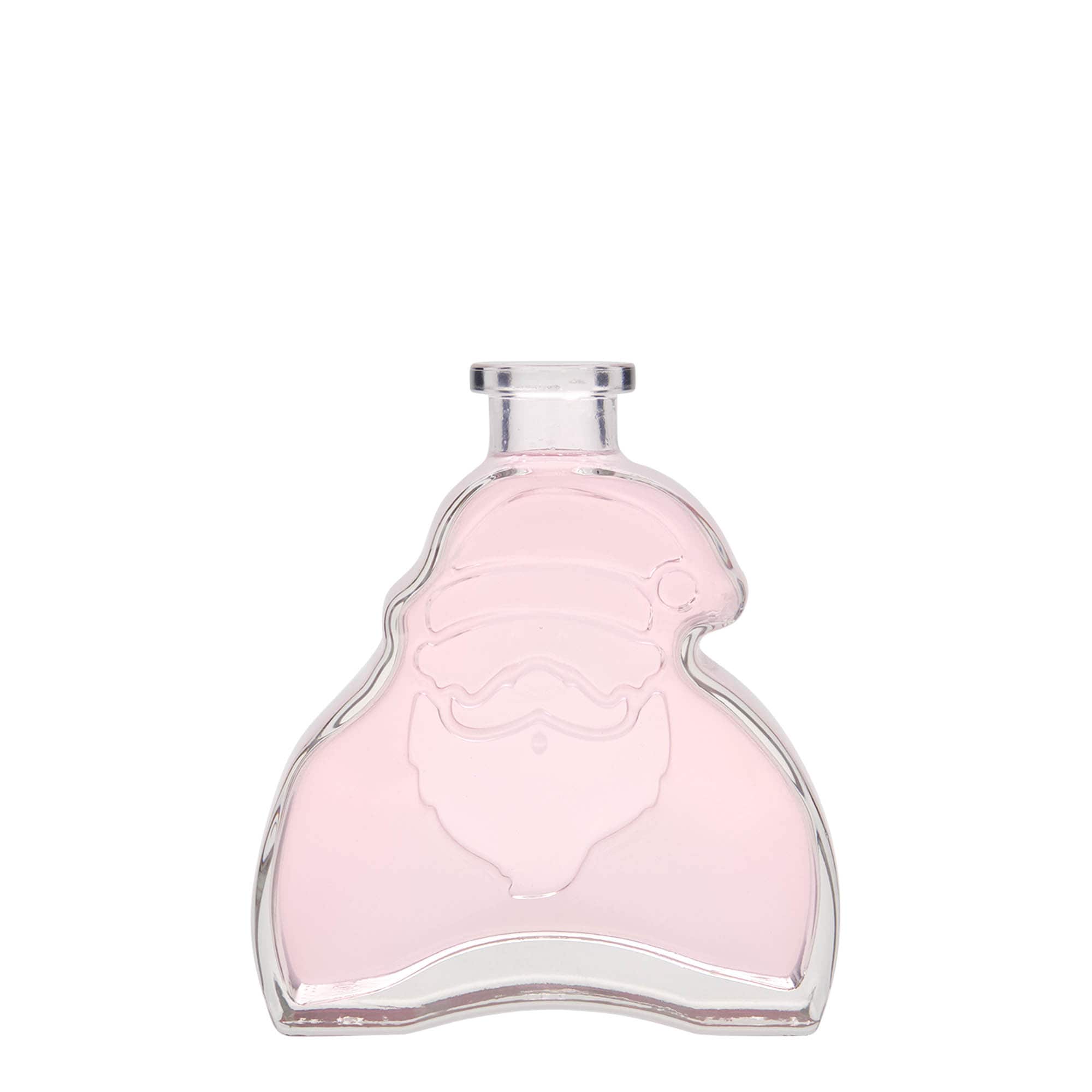 Frasco de vidro de 200 ml 'Pai Natal', Boca: Cortiça