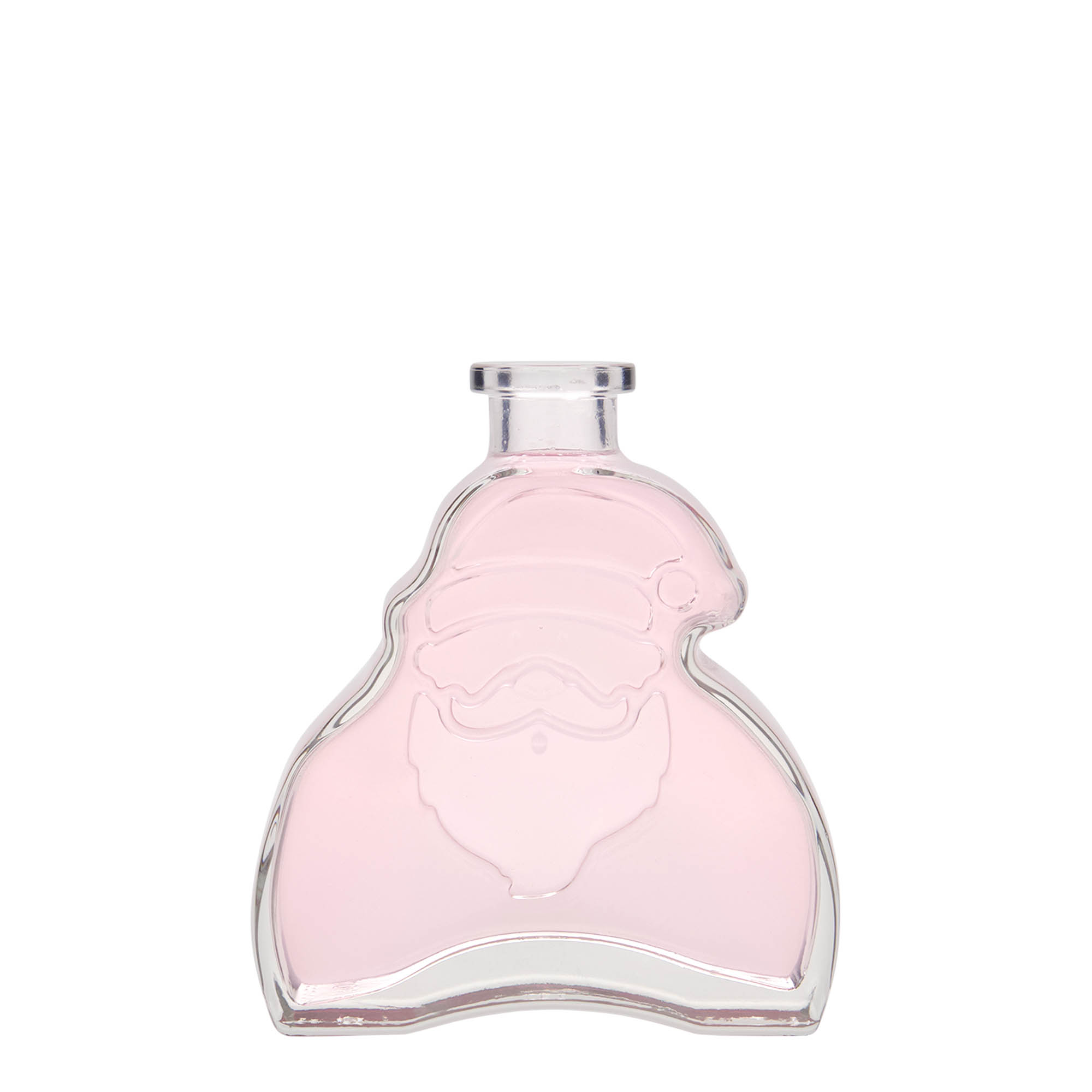 Frasco de vidro de 200 ml 'Pai Natal', Boca: Cortiça