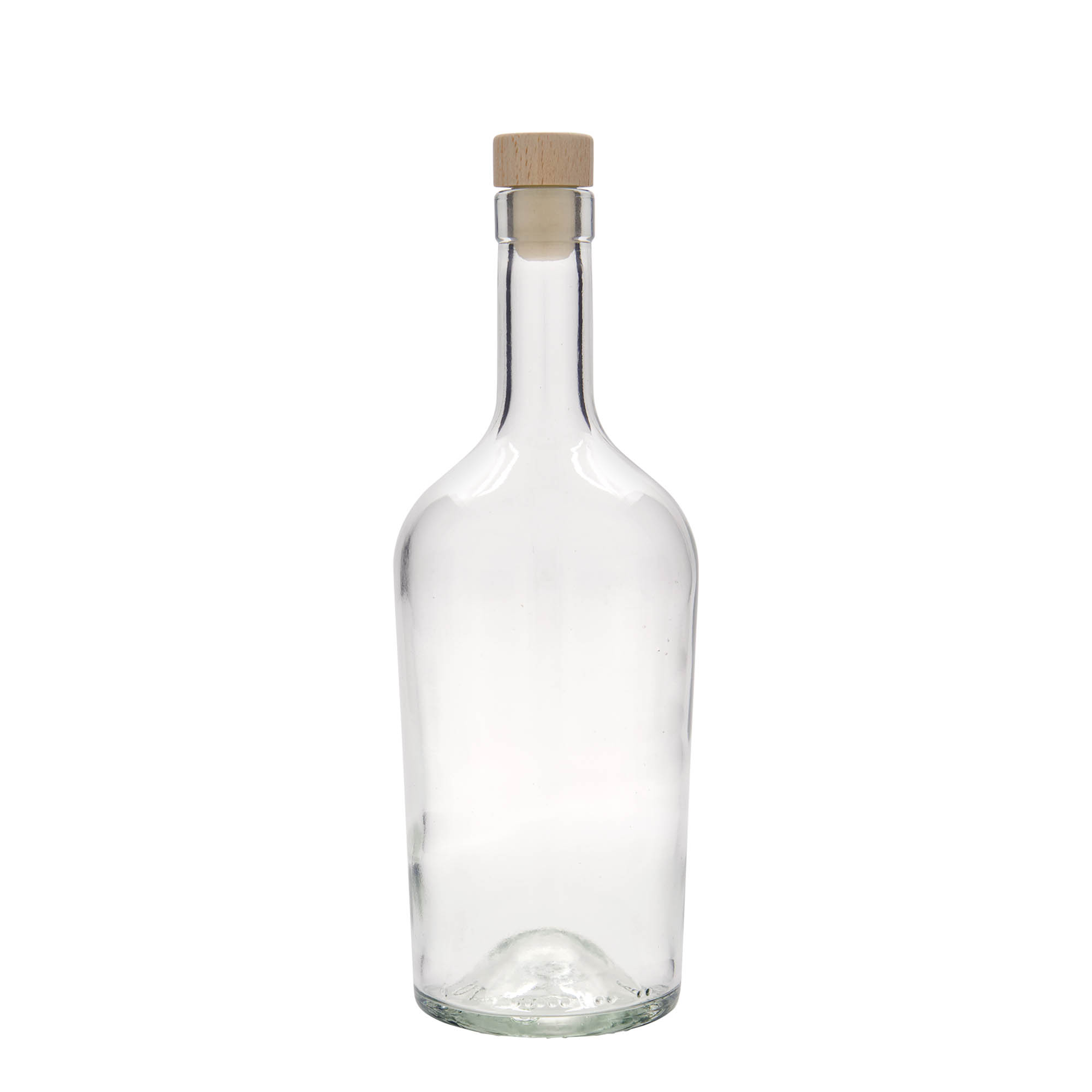 Garrafa de vidro de 700 ml 'Margarethe', boca: cortiça