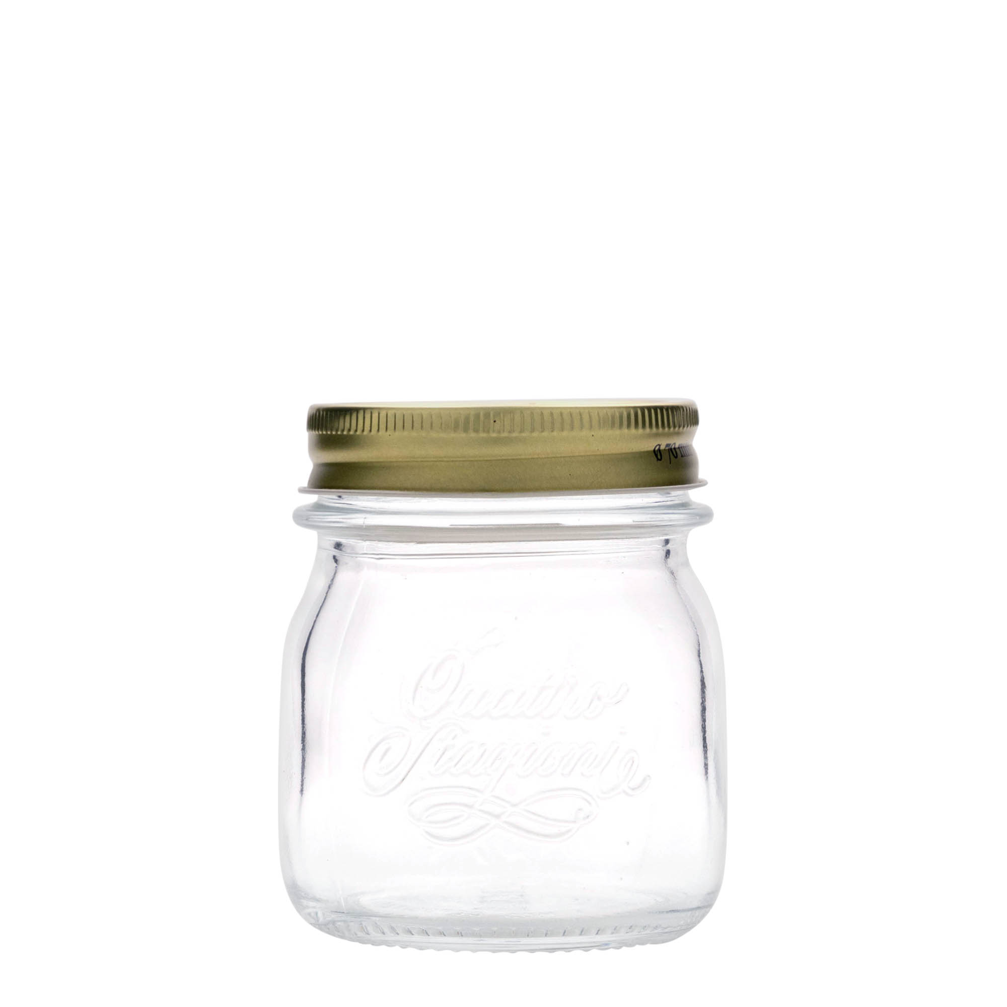 Frasco de vidro de 250 ml 'Quattro Stagioni', boca: tampa de rosca Frasco de vidro de 250 ml 'Quattro Stagioni', boca: tampa de rosca