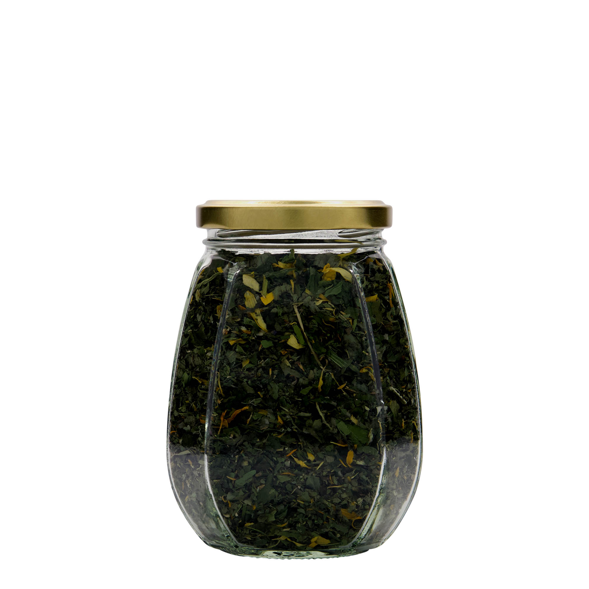 385 ml frasco para joias, hexagonal, boca: Twist-Off (TO 63)