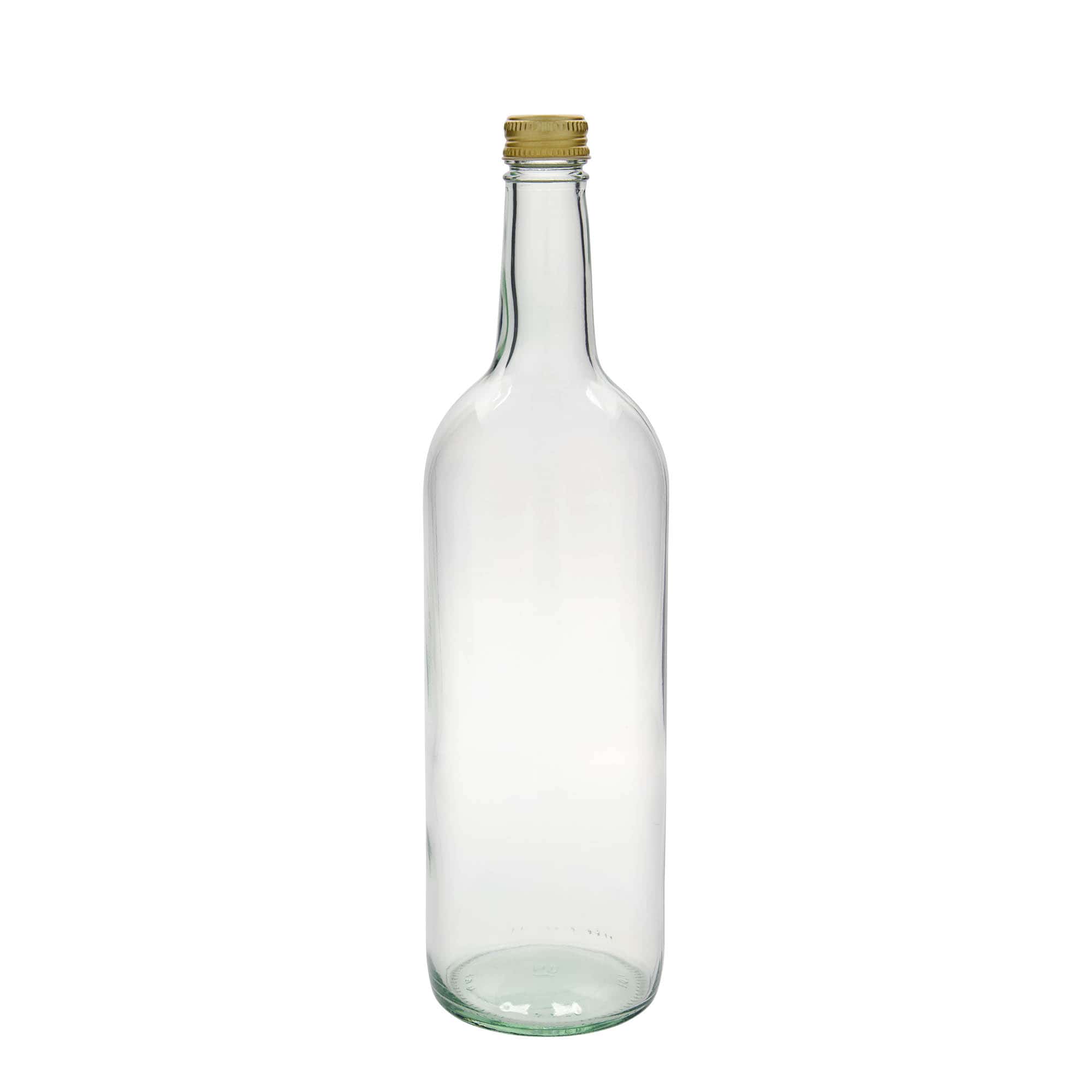 1.000 ml Frasco universal, vidro, boca: PP 28
