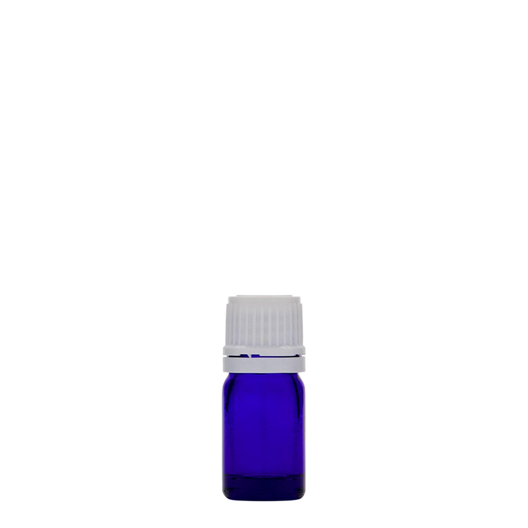 Frasco de medicamento de 5 ml, vidro, azul royal, boca: DIN 18 Frasco de medicamento de 5 ml, vidro, azul royal, boca: DIN 18
